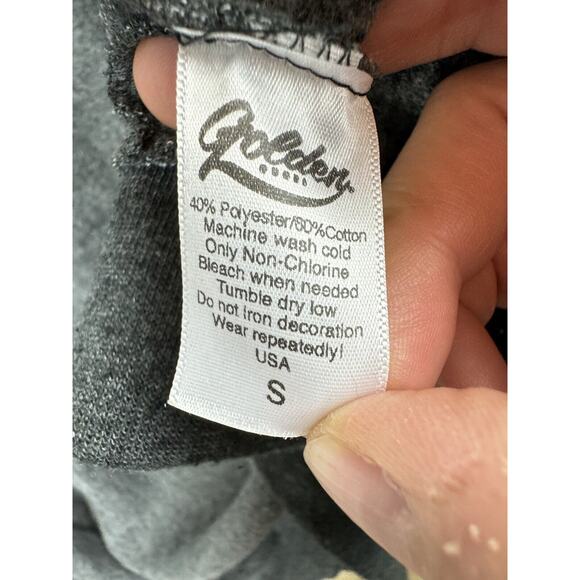 Instagram Promotional Hoodie by Golden Goods - Heather Gray Zip-Up - Size Small - Picture 5 of 8